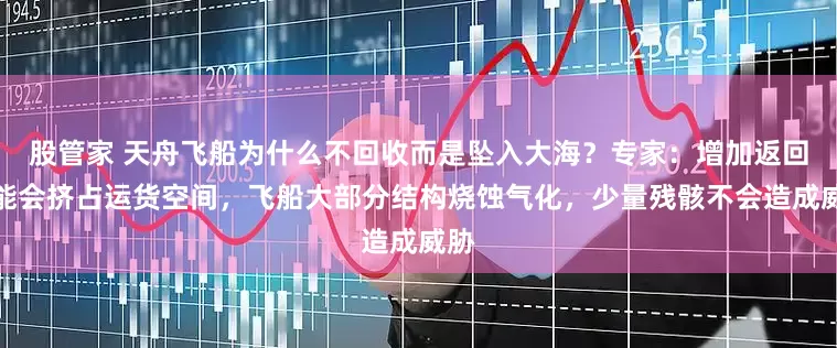 股管家 天舟飞船为什么不回收而是坠入大海？专家：增加返回功能会挤占运货空间，飞船大部分结构烧蚀气化，少量残骸不会造成威胁
